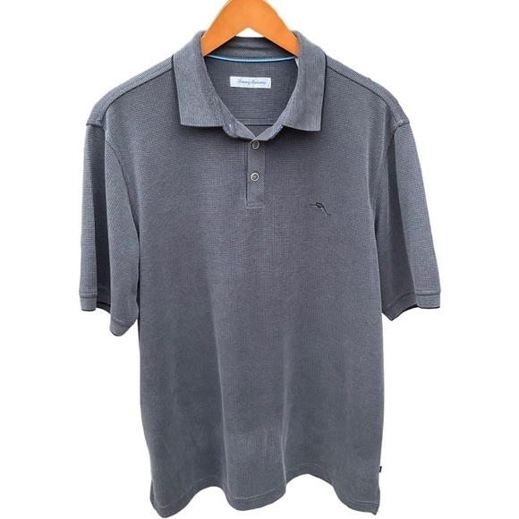 TOMMY BAHAMAS MEN’s POLO SHIRT SIZE LARGE - Picture 1 of 5